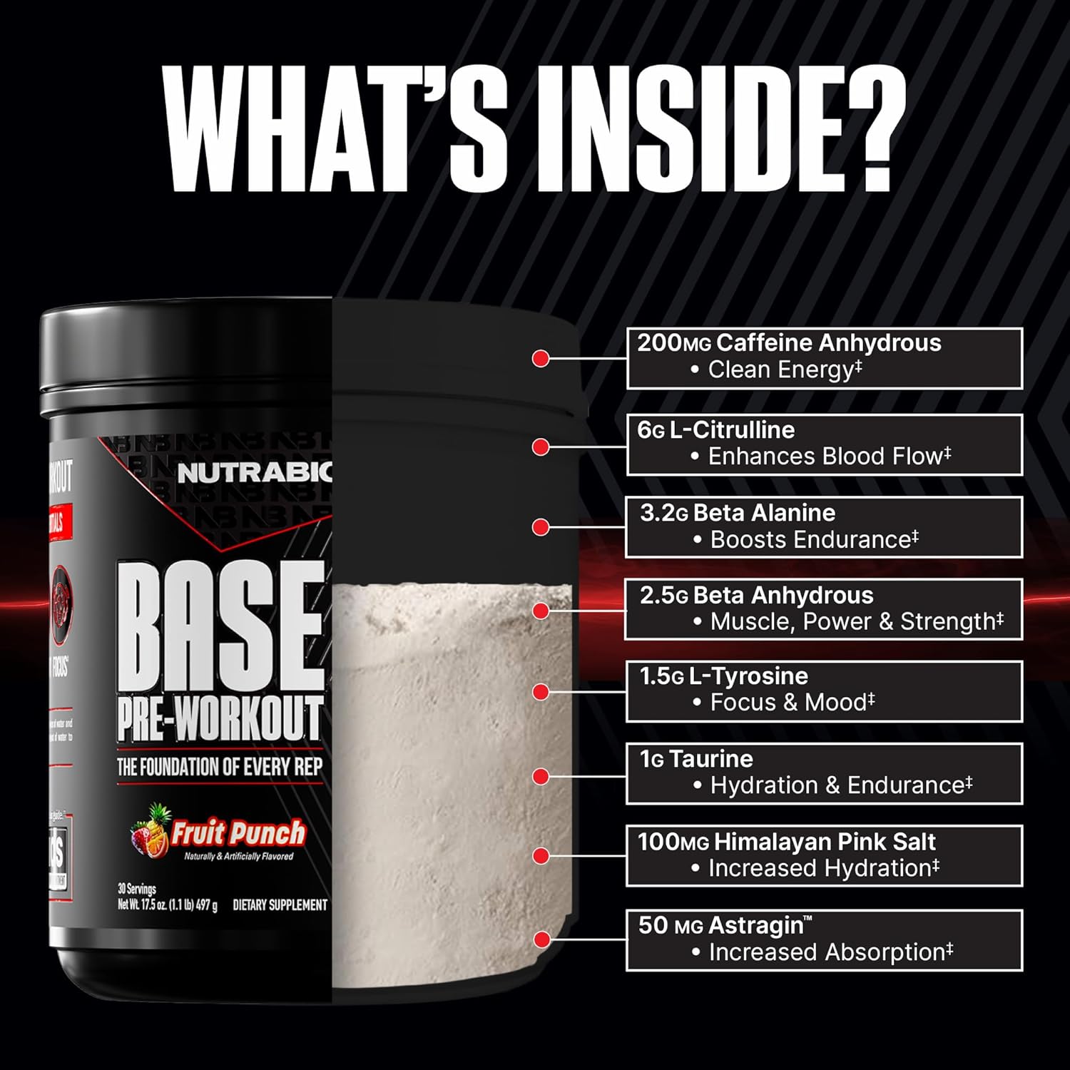 nutrabio-base-pre-workout-powder---boost-energy-mental-focus-endurance---fruit-punch-flavor---30-servings---for-men-and-women-6