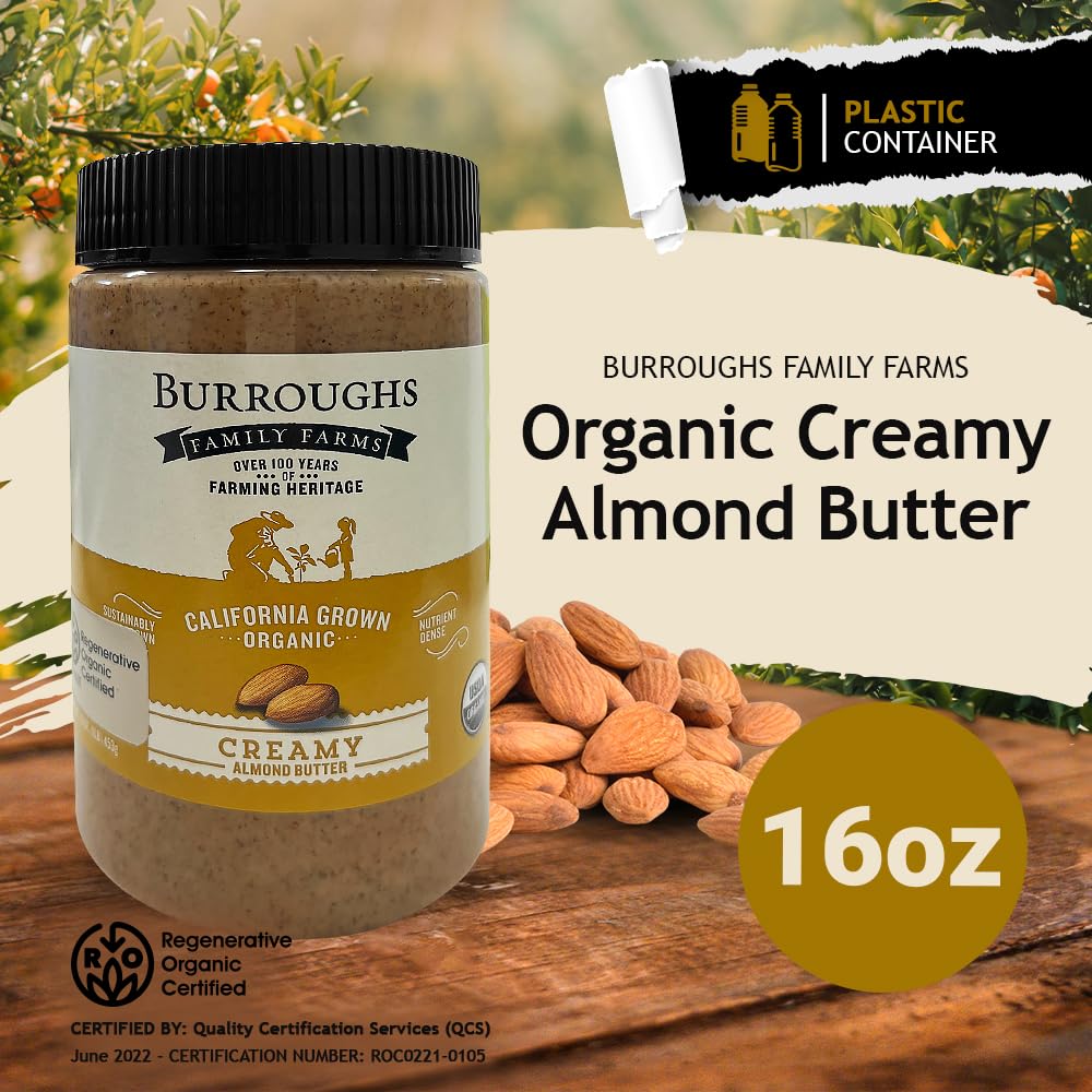 burroughs-family-farms-regenerative-organic-creamy-almond-butter---0-sodium-cholesterol---keto-paleo-vegan---16-oz-jar-8