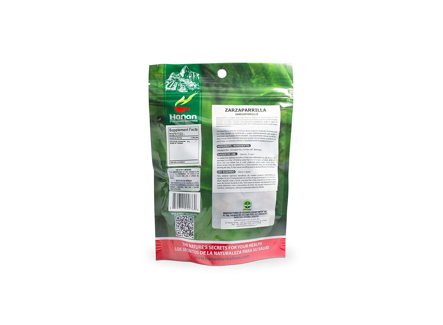 peruvian-zarzaparrilla-herbal-tea---100-natural-sarsaparilla-root---supports-healthy-skin-kidneys---282oz-80g-3