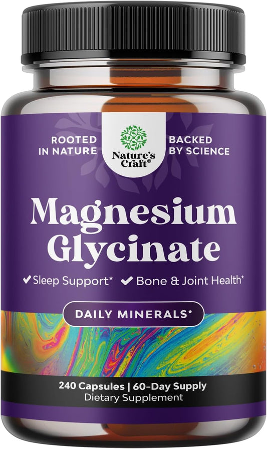 high-absorption-unflavored-magnesium-glycinate-supplement-for-sleep-and-anxiety---240-capsules-for-men-women---vegan-pills-for-muscle-cramps-relaxation-support-by-natures-craft-1
