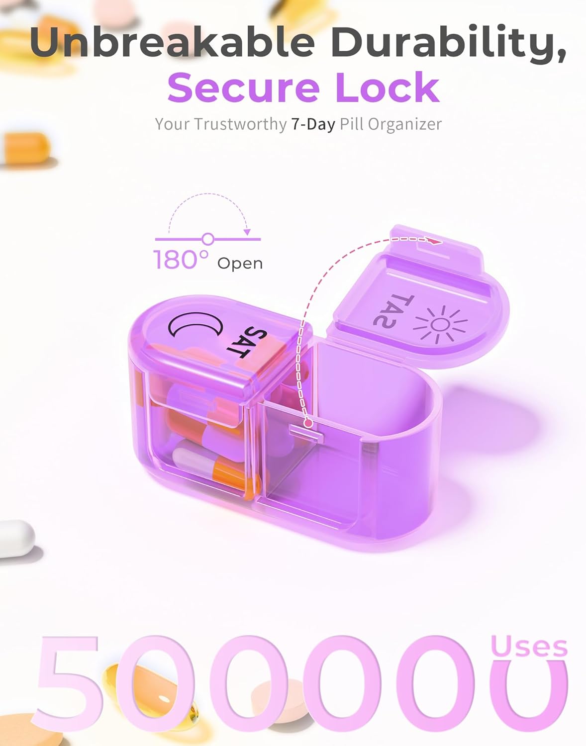 7-day-am-pm-pill-box-organizer-for-travel-vitamins-fish-oils-supplements---weekly-medication-organizer-for-2-times-a-day-2