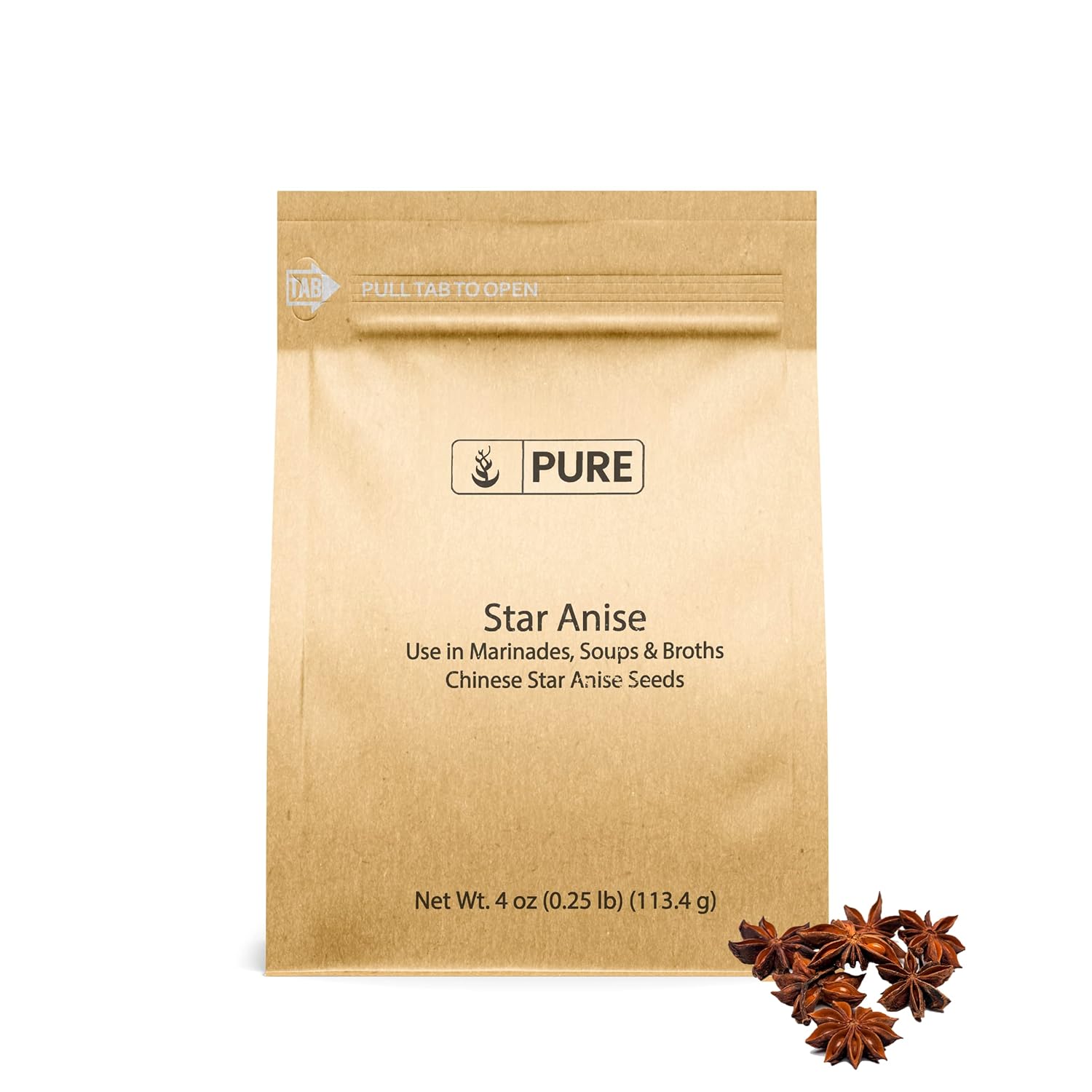 4 oz Chinese Star Anise for Tea & Baking - Pure Ingredients with Licorice-Like Flavor - Espot.com.au