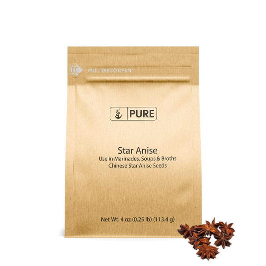 4 oz Chinese Star Anise for Tea & Baking - Pure Ingredients with Licorice-Like Flavor - Espot.com.au
