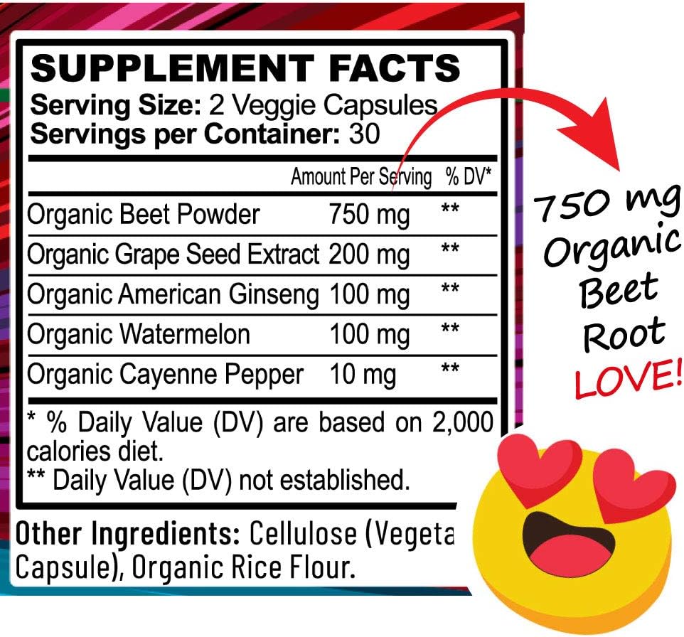 organic-beet-root-capsules-with-grape-seed-extract-ginseng-for-circulation-and-heart-health---60-ct-vegan-formula-for-energy-2