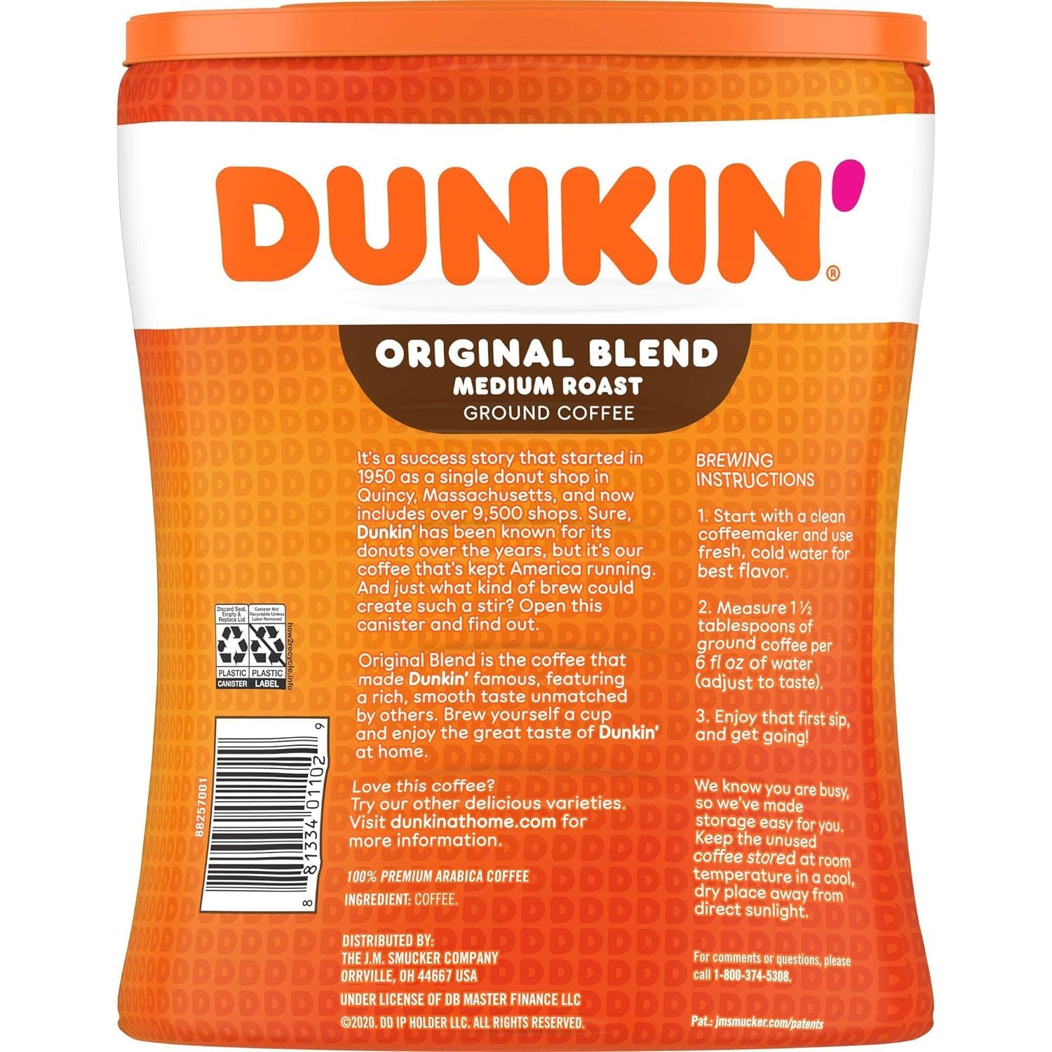 Dunkin' Original Blend Medium Roast Ground Coffee K-Cups, 30 oz - Convenient Single Serve Pods for a Delicious Morning Brew - Espot.com.au