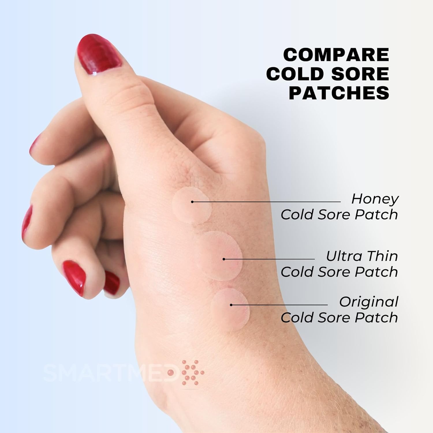 smartmed-cold-sore-treatment-patch---prevent-breakouts-soothe-itching-burning---discrete-invisible-adhesive---24-patches-8