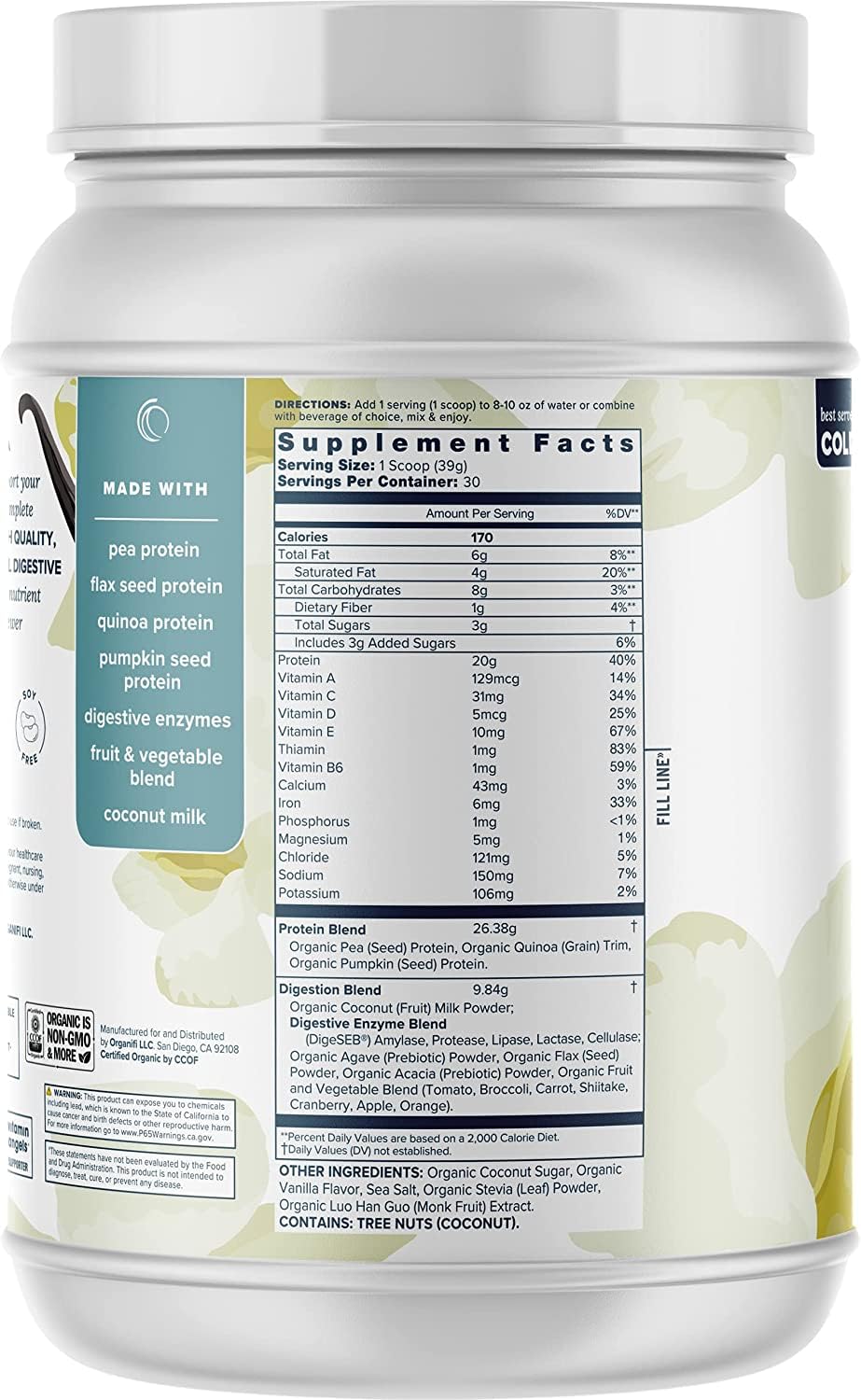 organifi-complete-protein-powder---vanilla-flavor-plant-based-with-digestive-enzymes---vegan-organic-30-day-supply---no-soy-dairy-gluten---dietary-supplement-2
