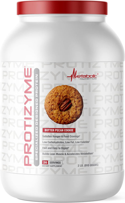 protizyme-butter-pecan-cookie-whey-protein-powder---high-protein-low-carb-low-fat-with-digestive-enzymes-24-vitamins-minerals---2lb-1
