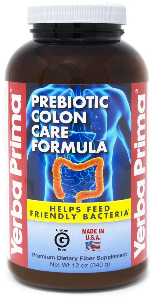 12-oz-yerba-prima-prebiotic-colon-care-formula-powder---psyllium-fiber-fos-magnesium-selenium---non-gmo-gluten-free-vegan-supplement-for-men-women-1