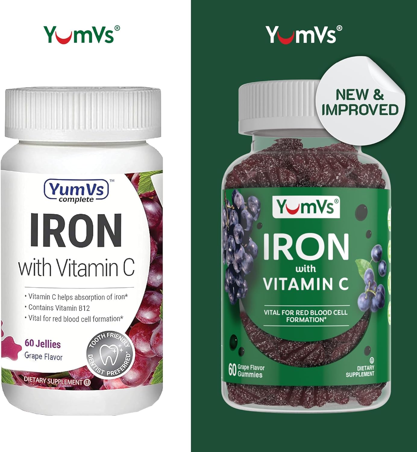 grape-flavor-iron-gummies-with-vitamin-c---10-mg-chewable-blood-builder-supplement---kosher-gluten-free---60-count-pack-2