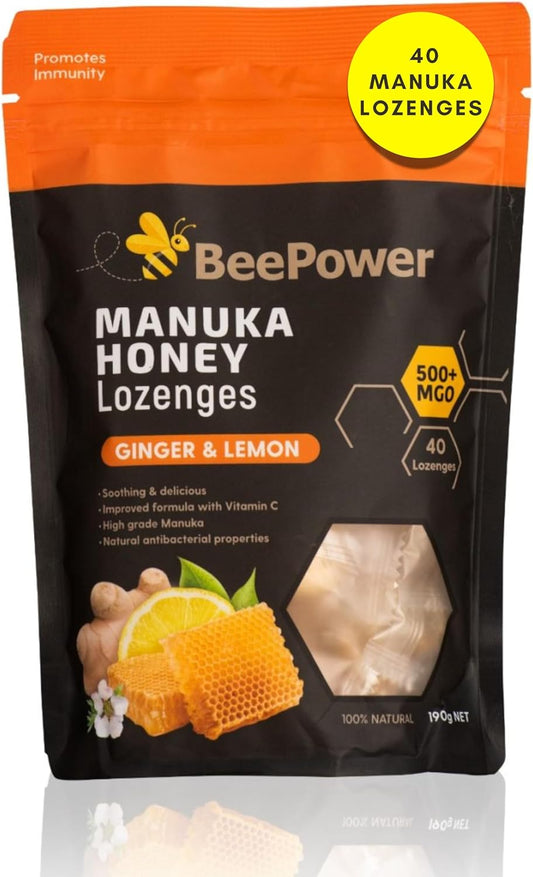 manuka-honey-lozenges-mgo-500---ginger-lemon-flavor-40-cough-drops-for-dry-sore-throat---67-oz-1