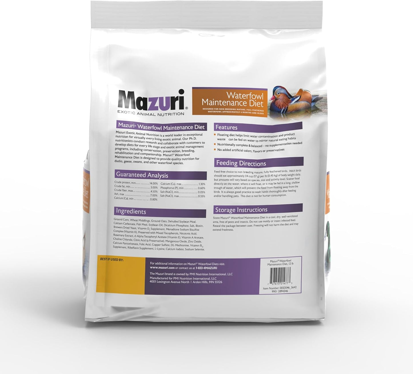 mazuri-waterfowl-maintenance-diet---12-pound-bag-for-optimal-nutrition-and-health-2