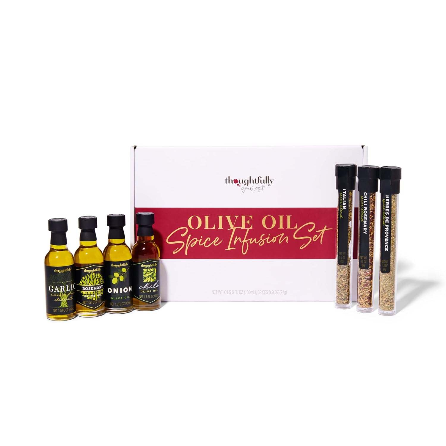 premium-olive-oil-spice-infusion-gift-set---cold-pressed-evoo-from-spain-with-4-flavored-oils-3-spice-blends---set-of-7-6