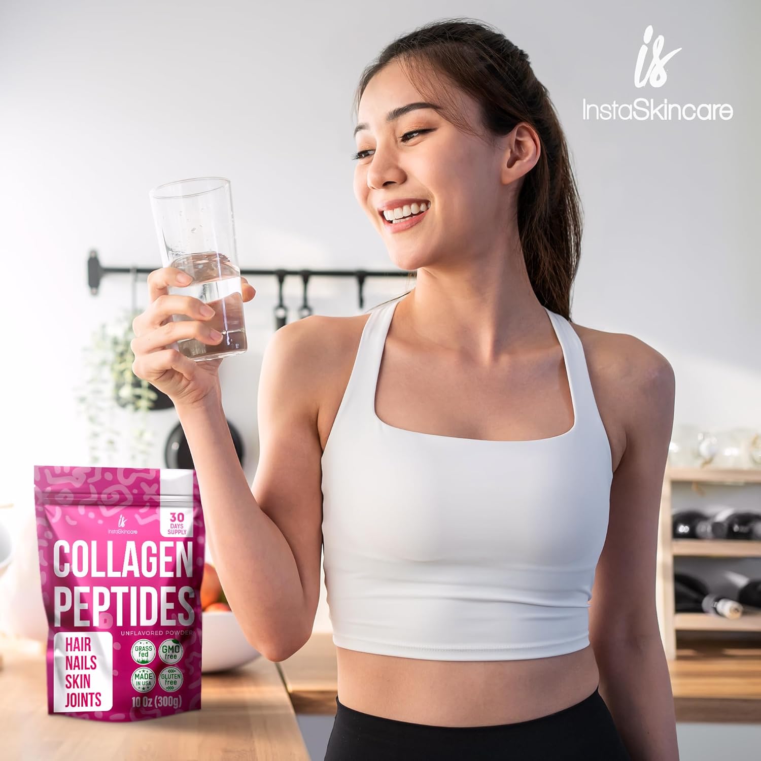 womens-hydrolyzed-collagen-peptides-powder---non-gmo-grass-fed-supplements-for-hair-skin-joints---type-i-iii---kosher-pareve---unflavored---easy-mix---1058-oz-8
