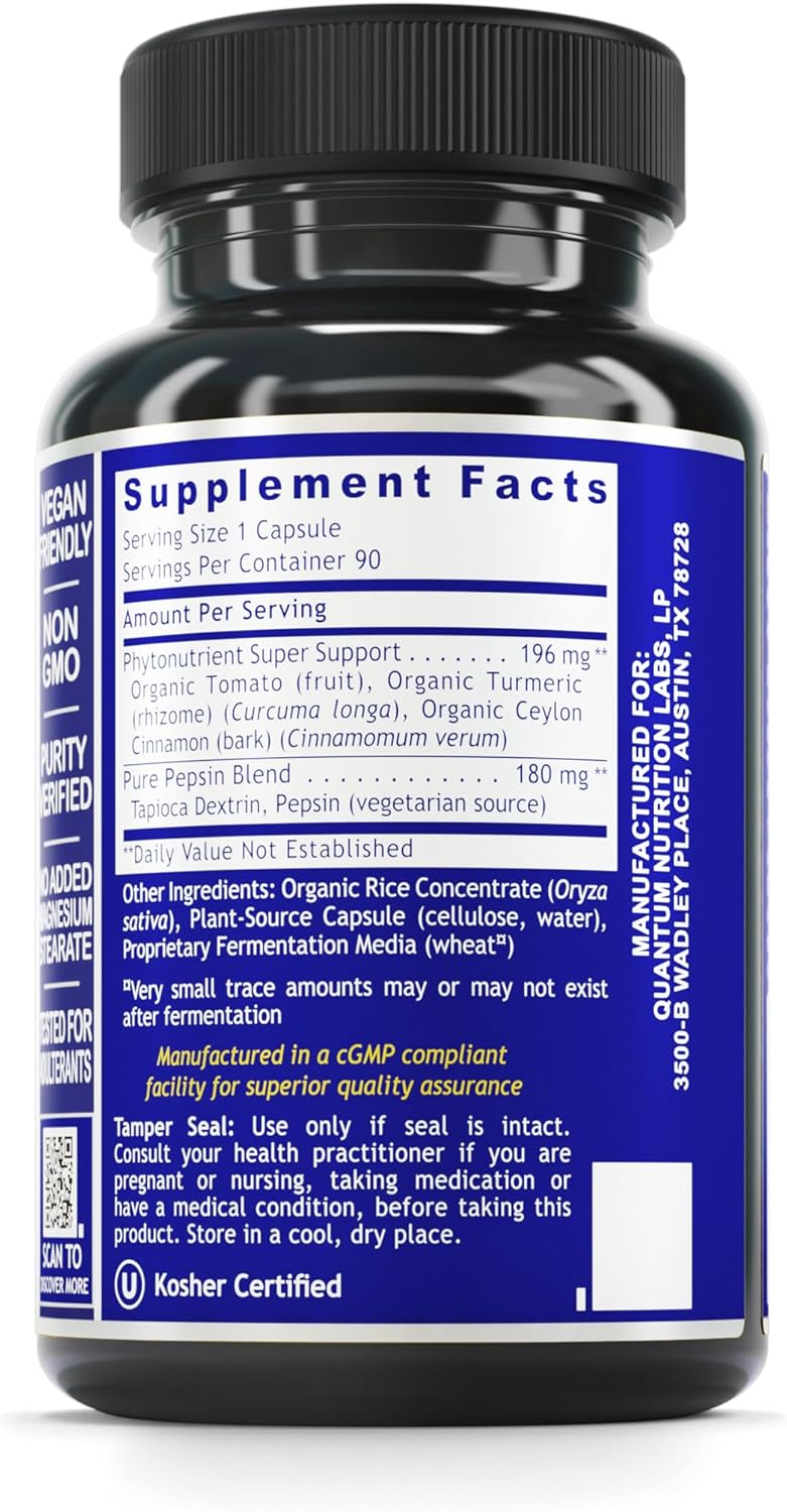 Digestive Enzymes Supplement for Optimal Function - Vegetarian Capsules for Men & Women, Supports Nutrient Absorption, Low Stomach Acid - 90 Count - Espot.com.au