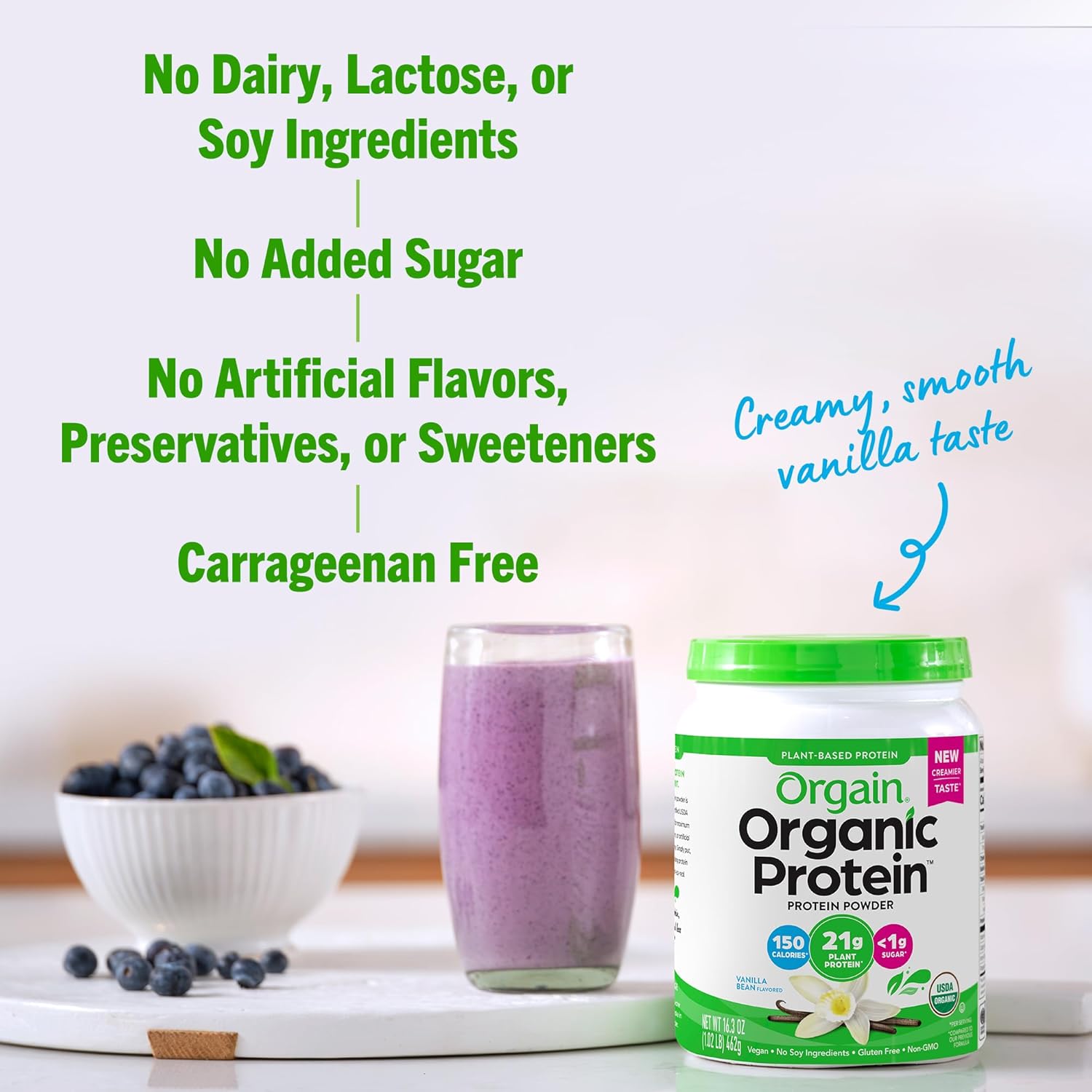 orgain-organic-vanilla-bean-vegan-protein-powder---21g-plant-based-protein-4g-prebiotic-fiber-non-gmo-no-added-sugar-lactose-free-ideal-for-shakes-smoothies---102-lb-5