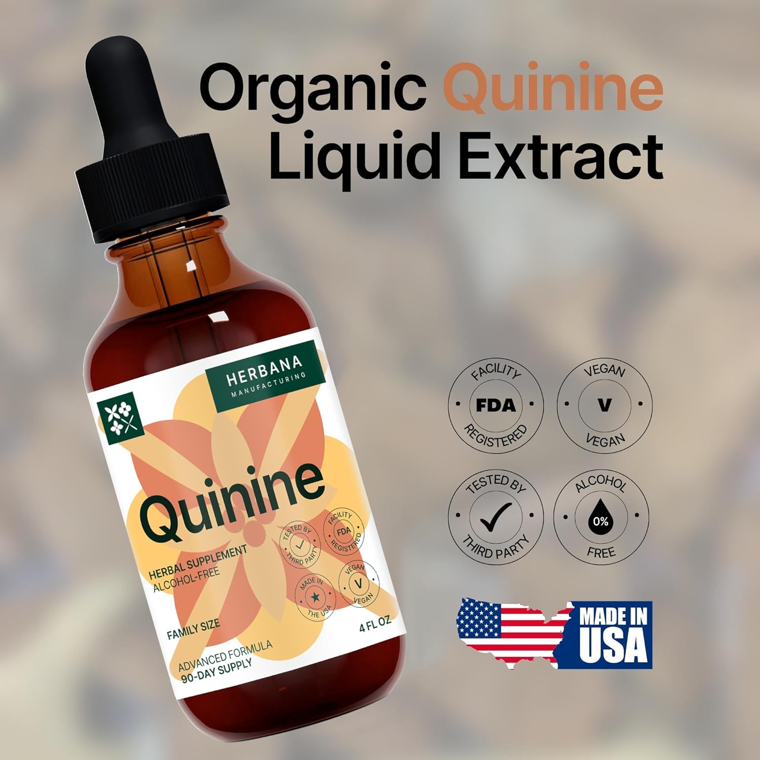 4-fl-oz-quinine-liquid-extract-for-digestive-health-support---natural-cinchona-officinalis-bark-tincture---cramp-defense-supplement---high-potency---90-day-supply-4