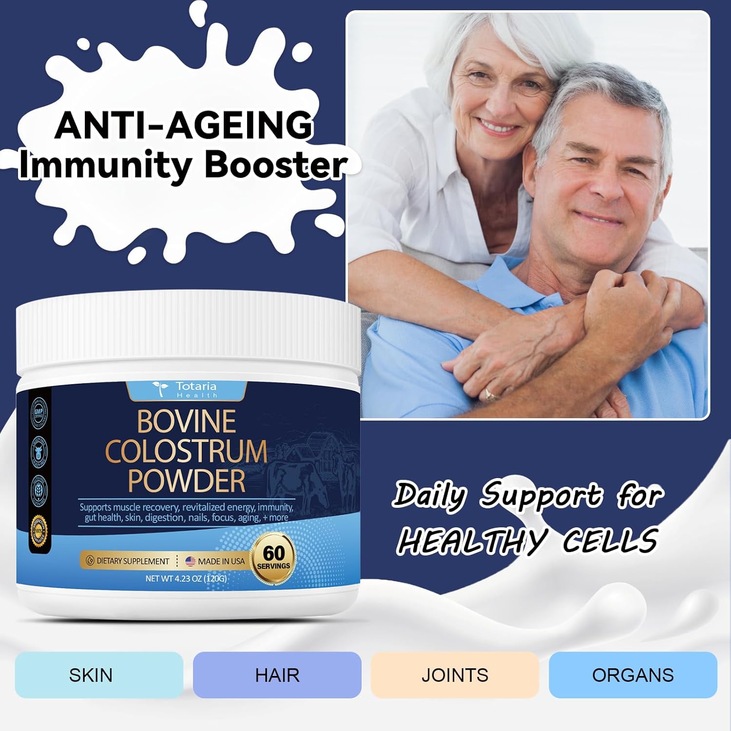 organic-bovine-colostrum-powder-supplement-for-gut-health-hair-growth-beauty-immune-support---grass-fed-usa-farm---gmp-certified---60-servings-5