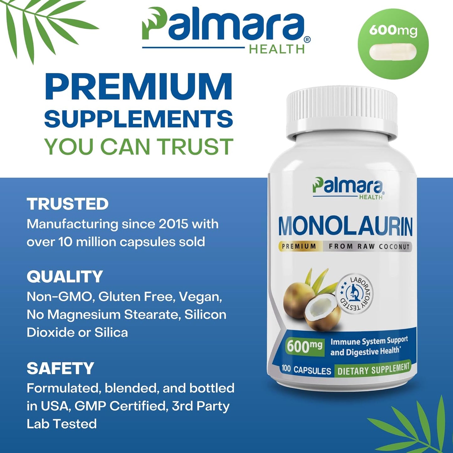 palmara-health-premium-monolaurin-and-andrographis-extract-capsules---600mg-formula-for-immune-support-2