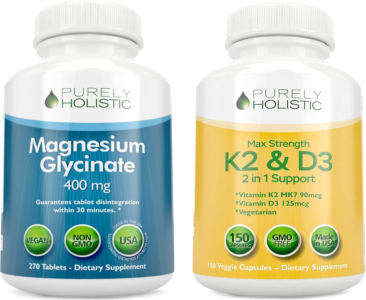 bundle-of-270-tablets-and-150-capsules-purely-holistic-magnesium-glycinate-400mg-vitamin-d3-125mcg-k2-mk7-90mcg---usa-made-1