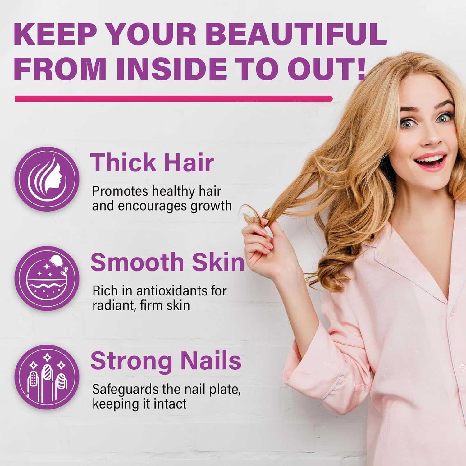 womens-hair-growth-biotin-gummies---max-strength-20000-mcg-organic-8-in-1-formula-with-collagen-keratin-folic-acid-vitamins---hair-skin-and-nails-supplement-sugar-free---120-count-3