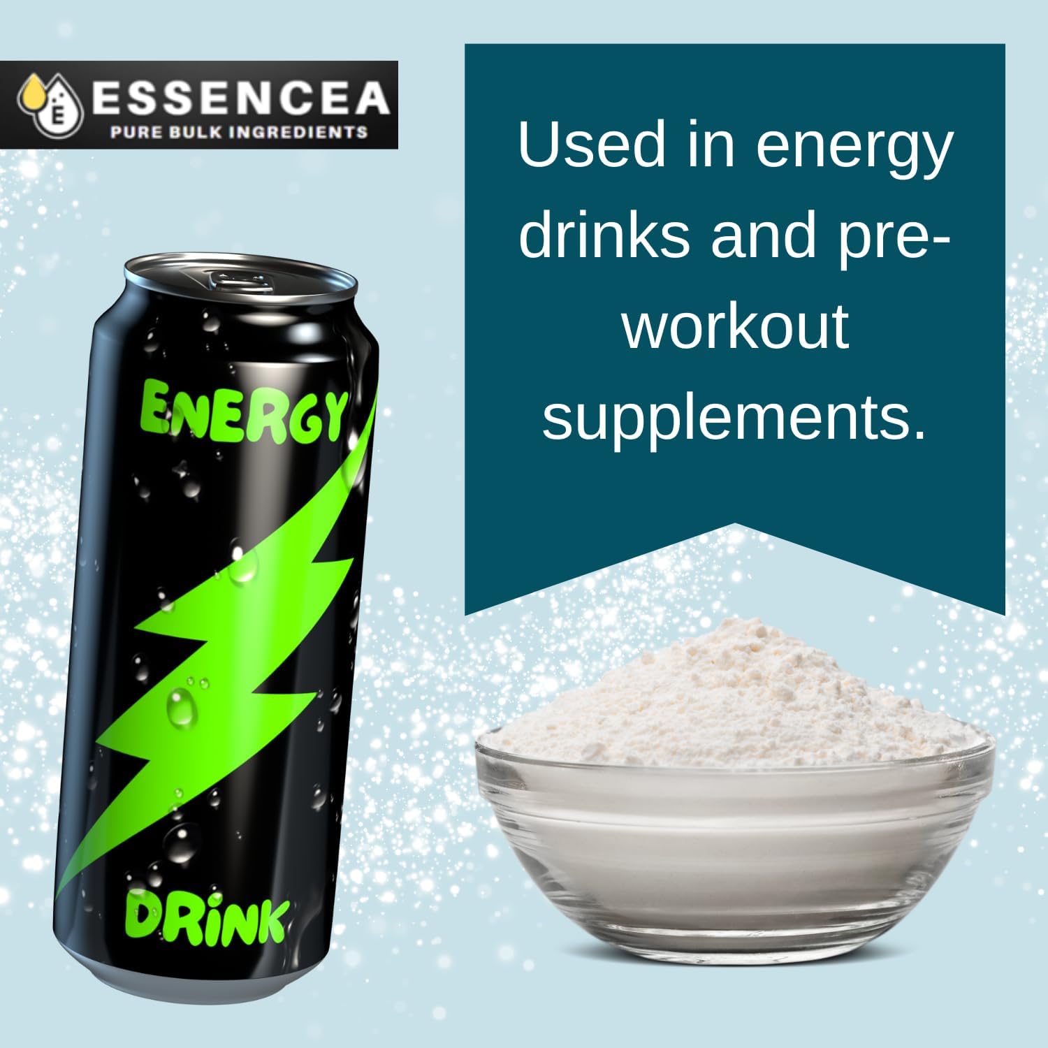 Premium Quality Essencea Taurine Powder - 2lb Pure Bulk Ingredients - 100% Taurine Powder - High-Quality Supplement (32 Ounces) - Espot.com.au