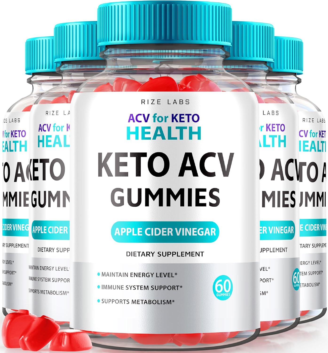 750mg ACV Gummies for Keto  Slimming Formula  - Apple Cider Vinegar Supplement for Belly Fat - 300 Gummies