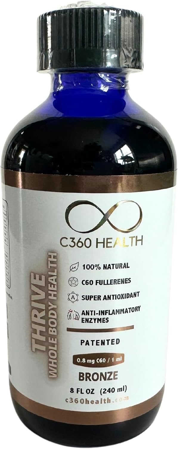 8 oz Thrive Whole Body Health Carbon 60 C60 C 60 with 0.08 mg/ml Saturation Level