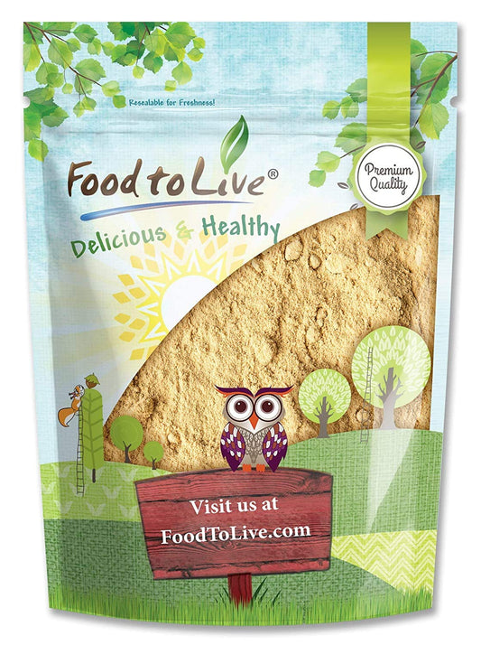 8 oz Yellow Maca Powder - Raw Ground Maca Root, Vegan, Kosher, Keto, Non-Gelatinized, Bulk - Vitamin C Rich