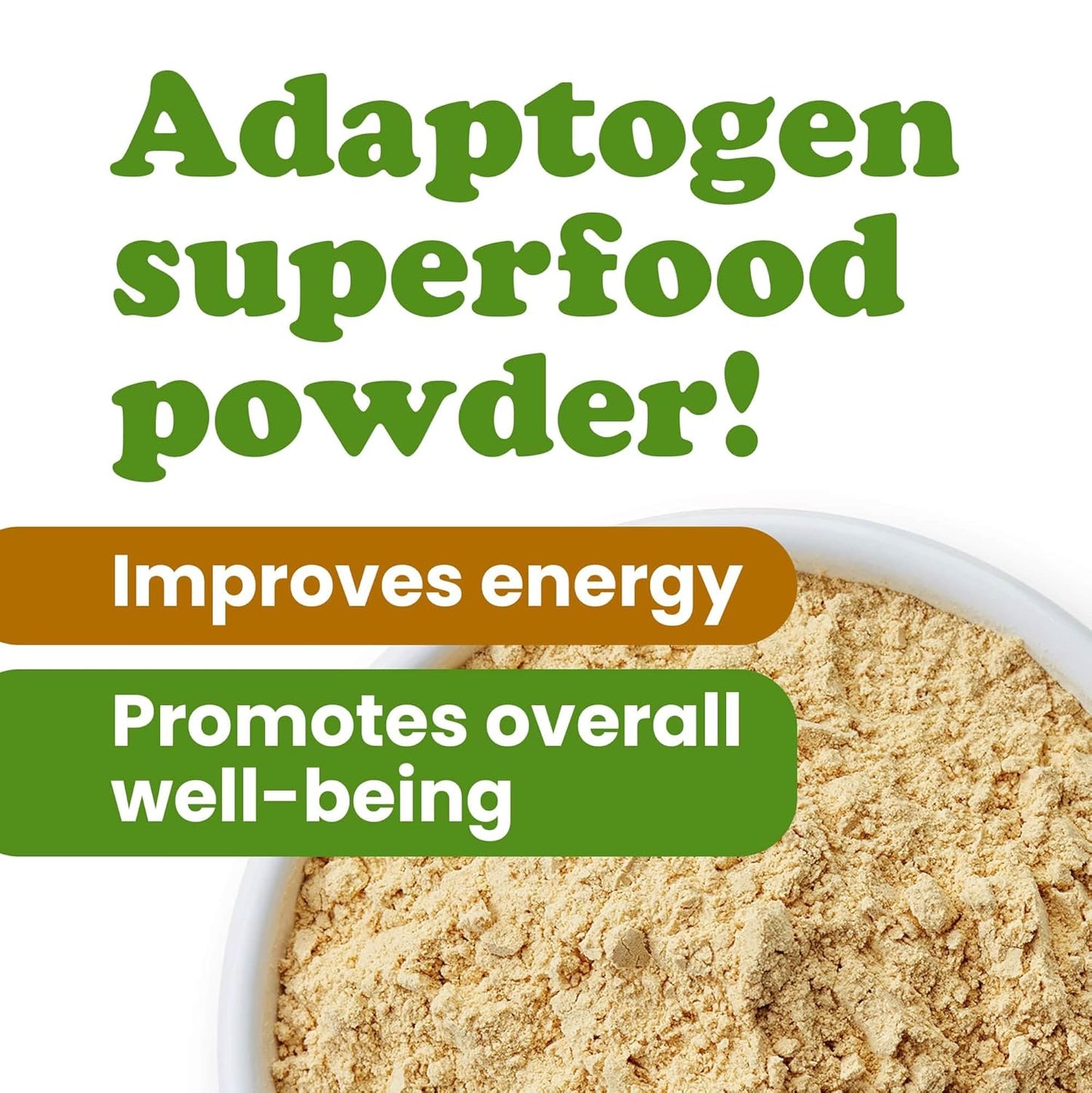 8 oz Yellow Maca Powder - Raw Ground Maca Root, Vegan, Kosher, Keto, Non-Gelatinized, Bulk - Vitamin C Rich