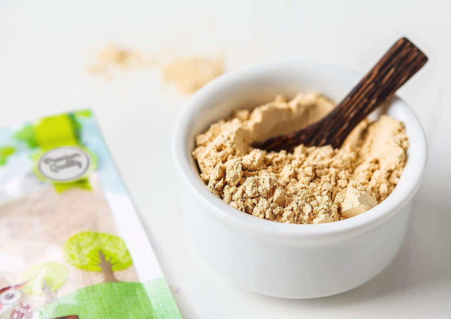 8 oz Yellow Maca Powder - Raw Ground Maca Root, Vegan, Kosher, Keto, Non-Gelatinized, Bulk - Vitamin C Rich