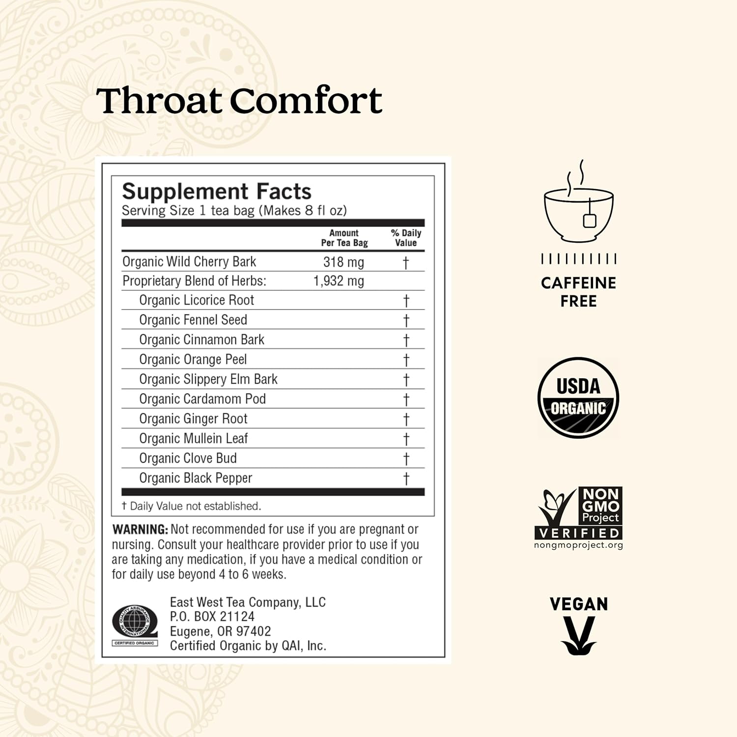 organic-yogi-tea-throat-comfort-herbal-tea-bags---6-pack---soothing-blend-with-wild-cherry-bark-licorice-root-mullein-and-ginger---caffeine-free-3