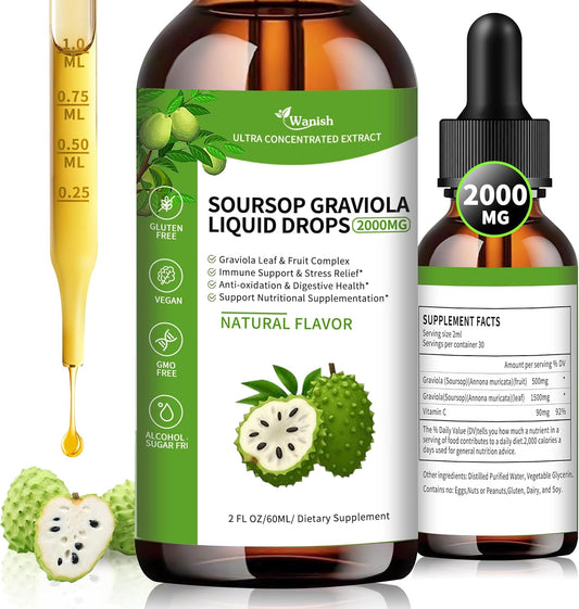 herbal-goodness-soursop-graviola-liquid-drops---2000mg-high-absorption-soursop-bitters-for-cell-support-immune-boost---liver-sleep-aid---sugargluten-free---natural-flavor---2-fl-oz-1
