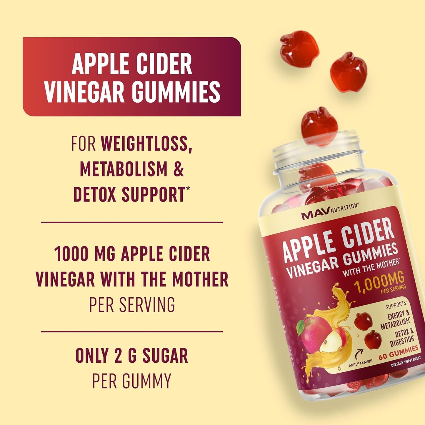 organic-apple-cider-vinegar-gummies-with-b6-b12-folate---digestion-detox-immunity-support---vegan---500mg---60-ct-2