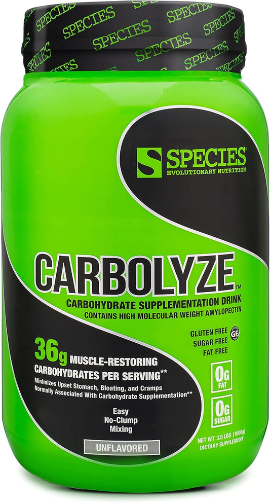 high-molecular-weight-micronized-carb-powder-for-intra-post-workout-sugar-free-supplement---species-nutrition-carbolyze-carbohydrate-powder-unflavored-40-servings---no-bloating-or-cramping-1