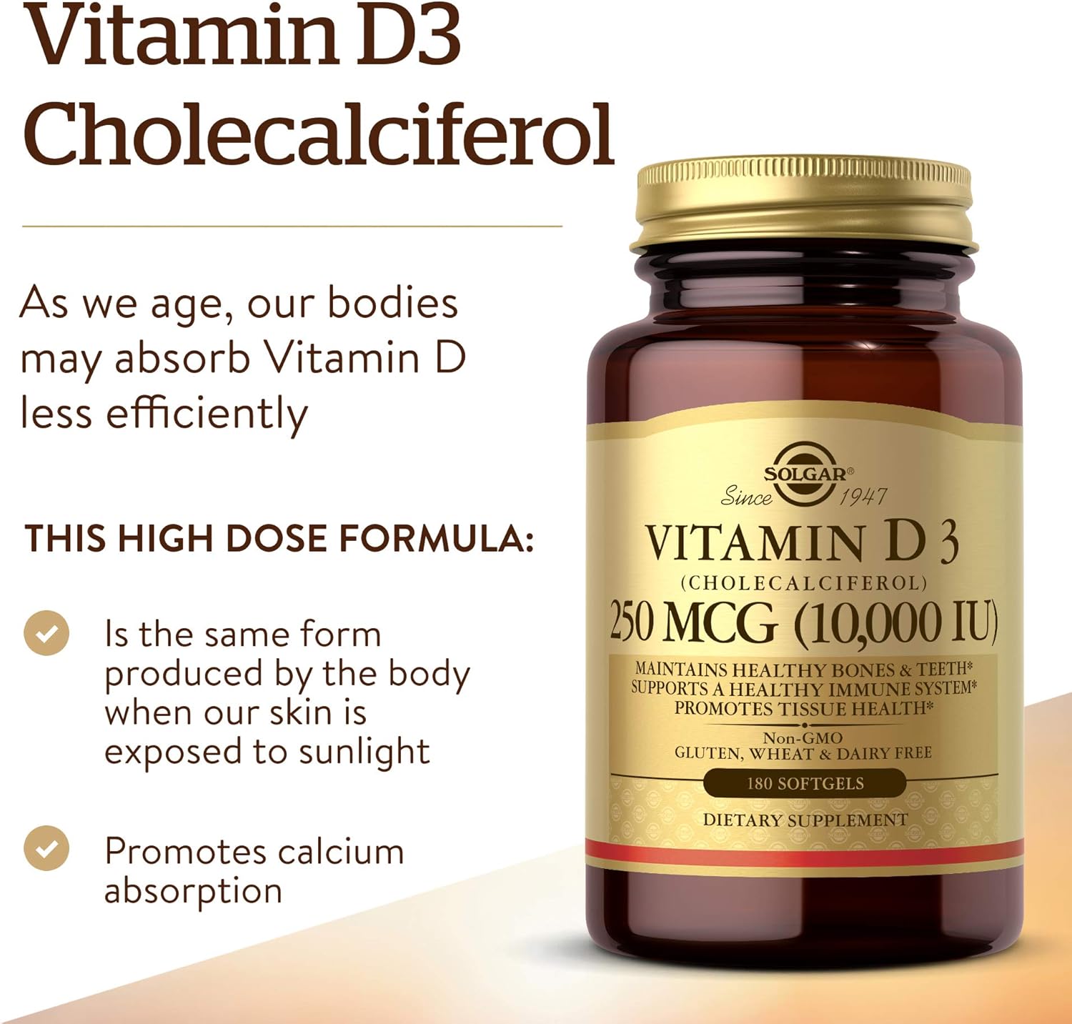 solgar-vitamin-d3-cholecalciferol-250-mcg-10000-iu-softgels-for-healthy-bones-teeth-and-immune-system---non-gmo-gluten-and-dairy-free---180-count-3