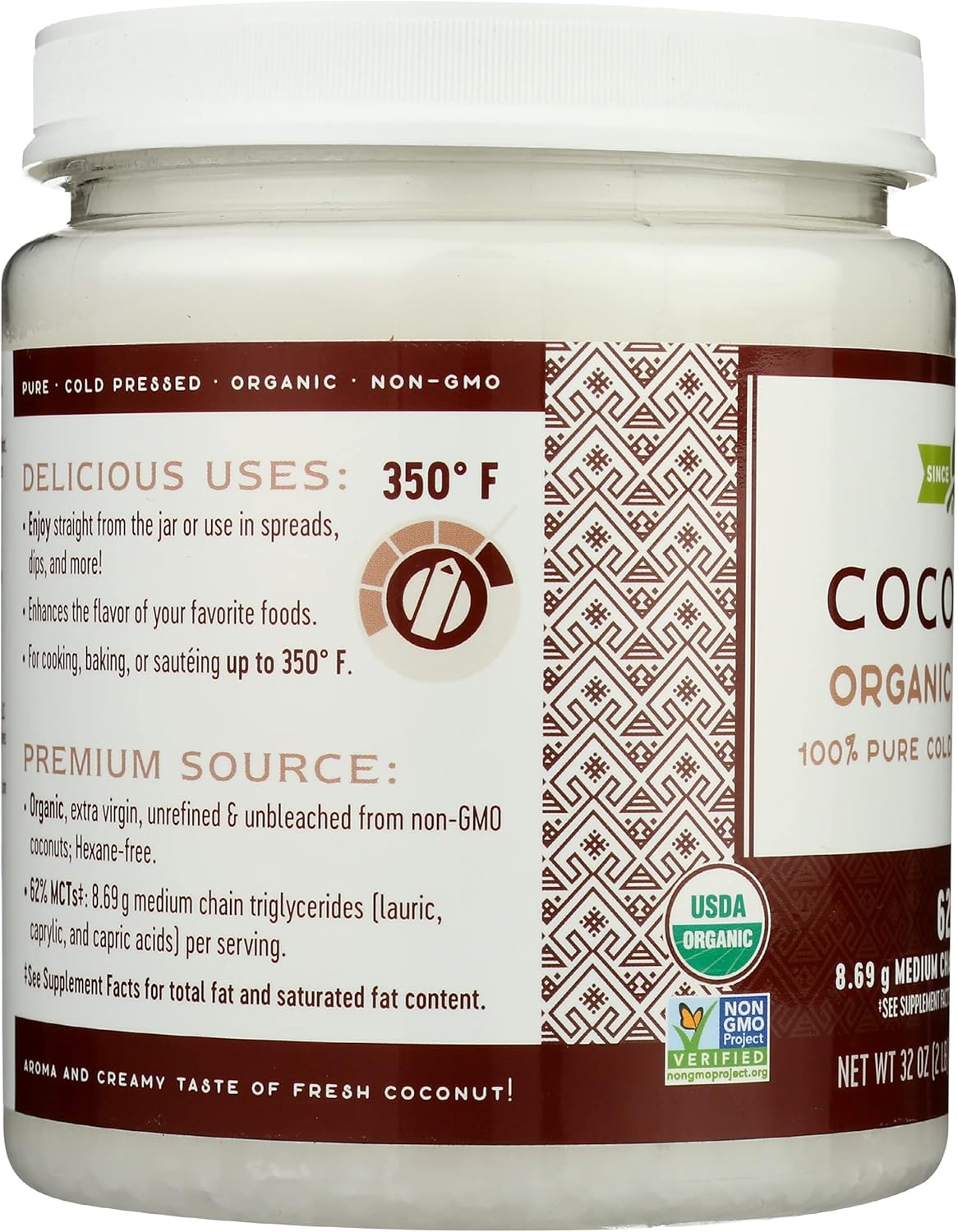organic-extra-virgin-coconut-oil-cold-pressed-32-oz---pure-source-of-mcts-from-natures-way-6