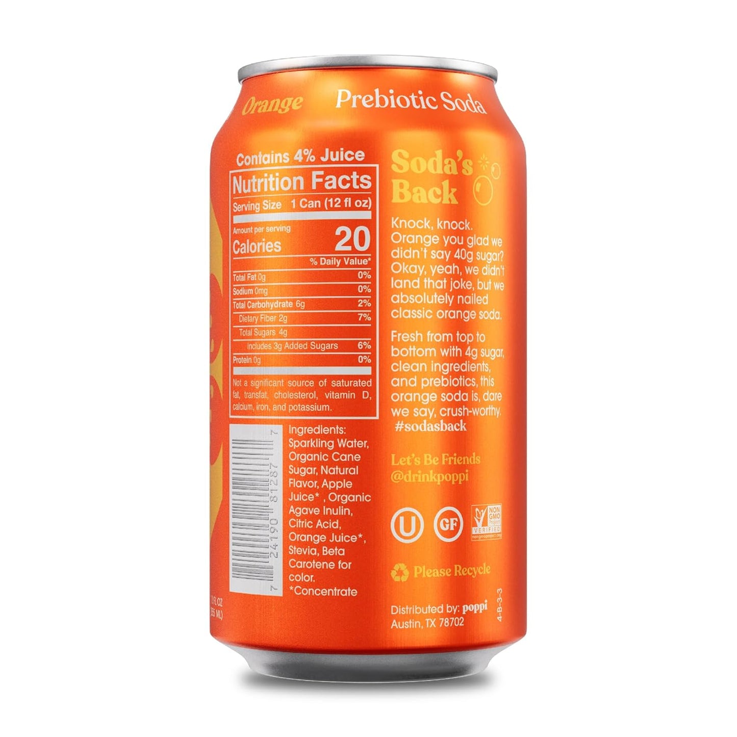 bulk-72-pack-poppi-sparkling-prebiotic-soda-variety-pack---strawberry-lemon-orange-cherry-limeade---apple-cider-vinegar-low-calorie-low-sugar---12oz-cans-4