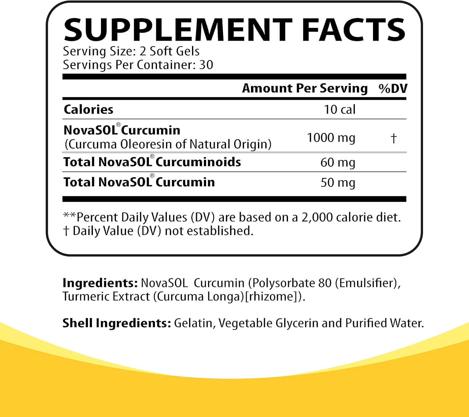 Nutritunes NutriCumin 1000mg Liposomal Turmeric Curcumin Softgels with NovaSOL Technology for Maximum Absorption - Made in USA with Premium Ingredients - Espot.com.au