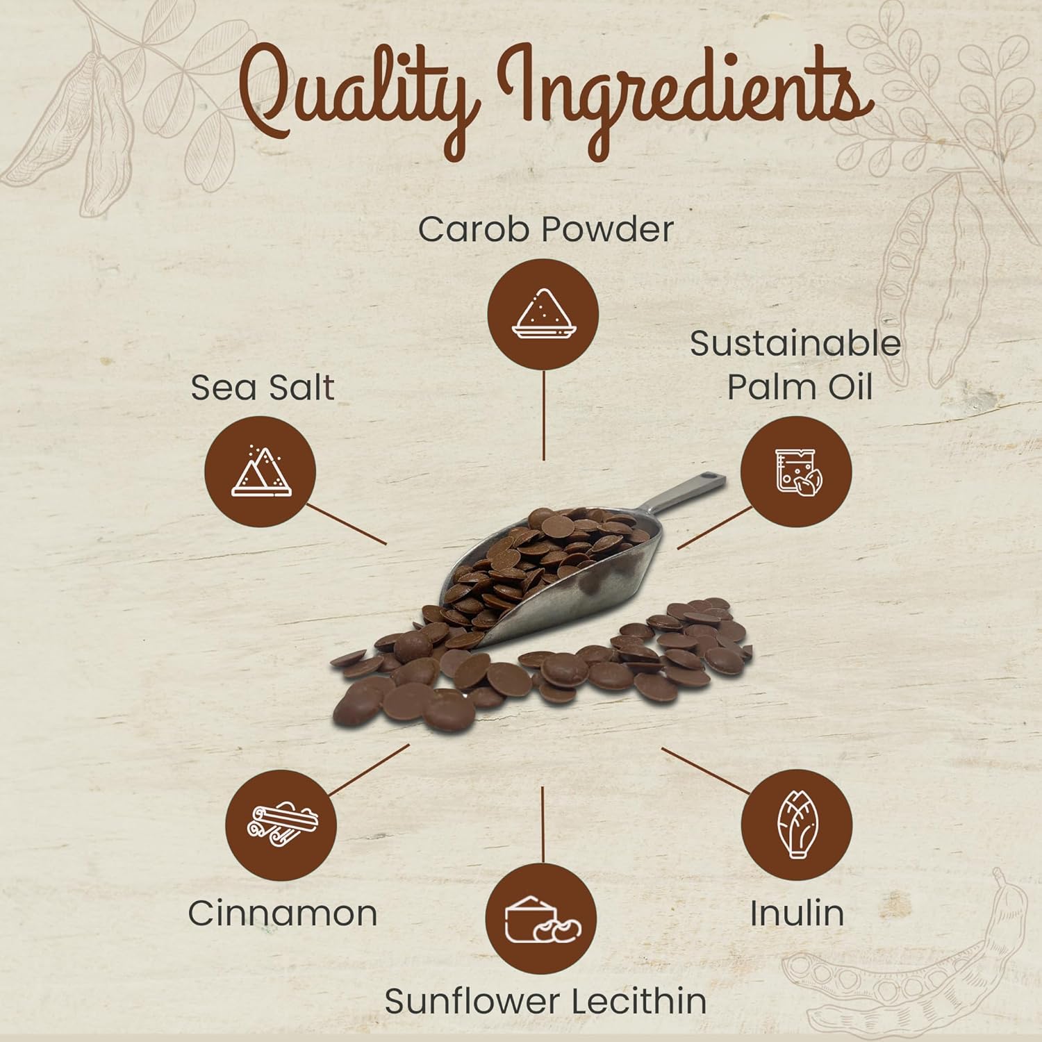 organic-unsweetened-carob-chips-8-oz---vegan-gluten-free-baking-snack---healthy-caffeine-free-chocolate-substitute---missy-js-3-pack-3