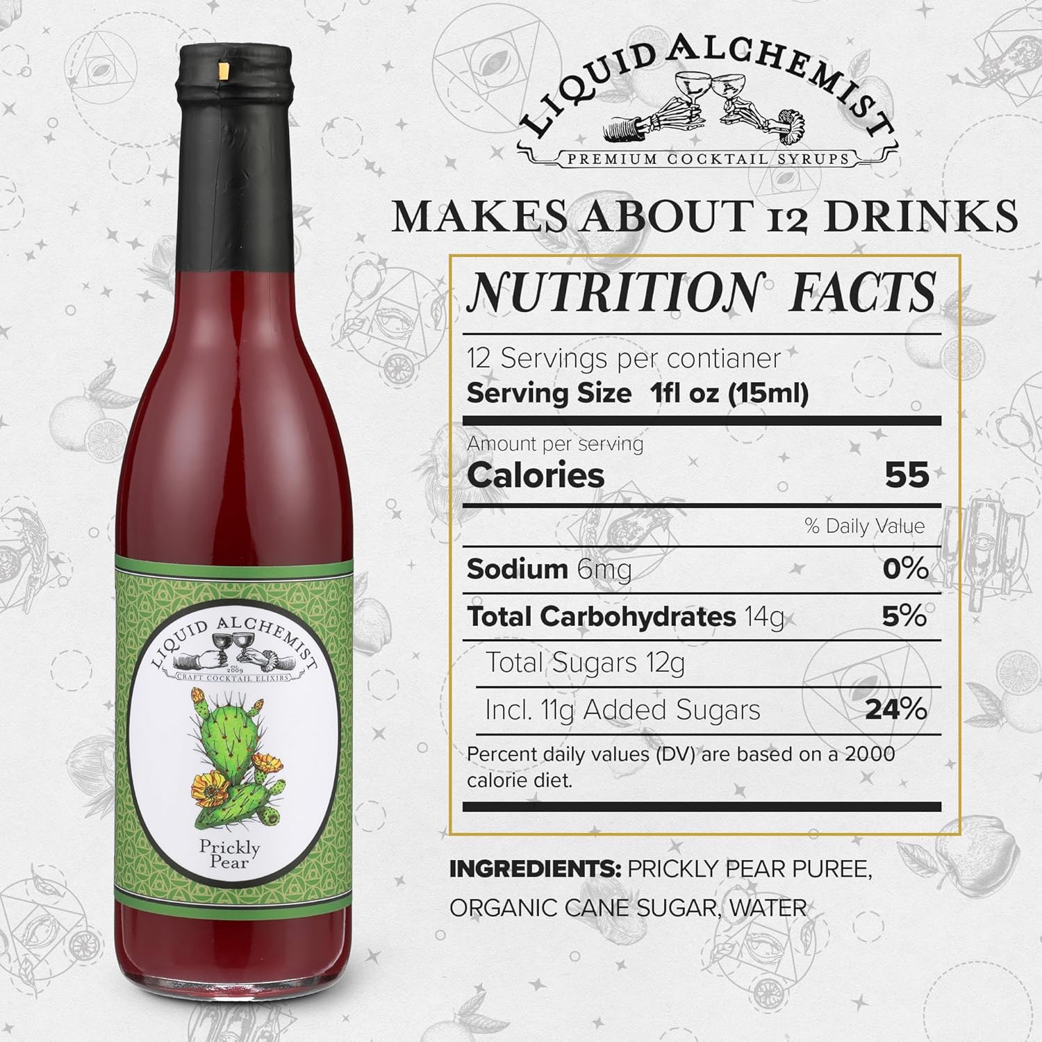 prickly-pear-margarita-mixer---liquid-alchemist-prickly-pear-syrup---vegan-non-gmo-desert-pear-puree-for-cocktails---12-oz-bottle-6