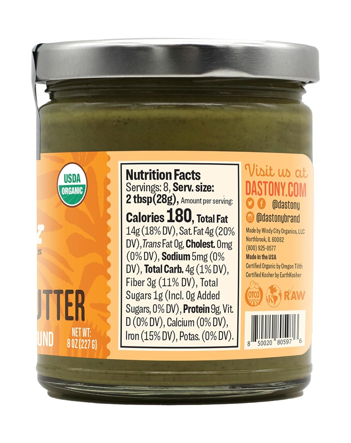 organic-raw-sprouted-pumpkin-seed-butter-8-oz---vegan-paleo-keto-friendly---non-gmo-gluten-free---pack-of-2---dastony-brand-3