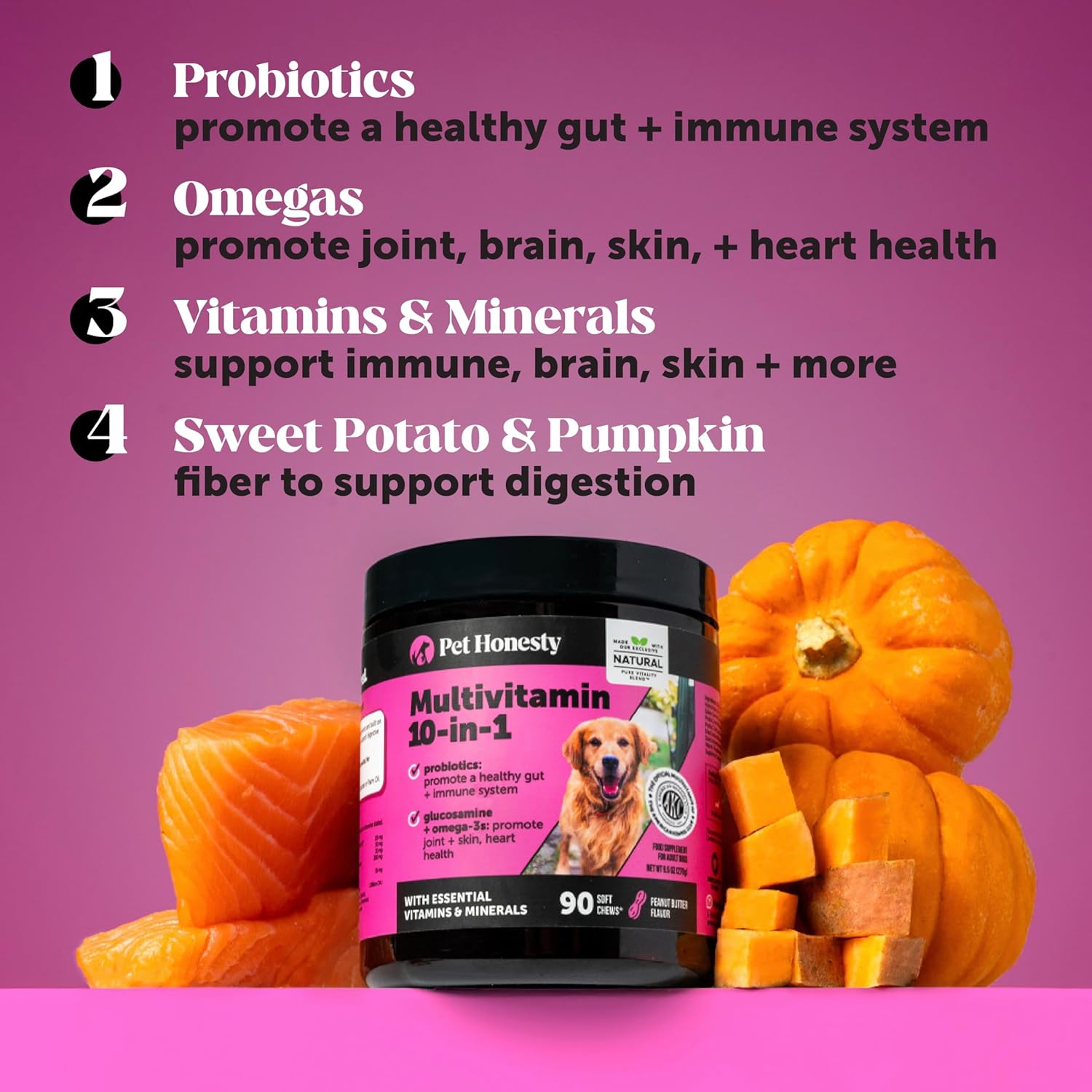 dog-multivitamin-supplement-with-glucosamine-chondroitin-probiotics-omega-fish-oil-peanut-butter-flavor---90-ct---supports-skin-coat-allergies-3