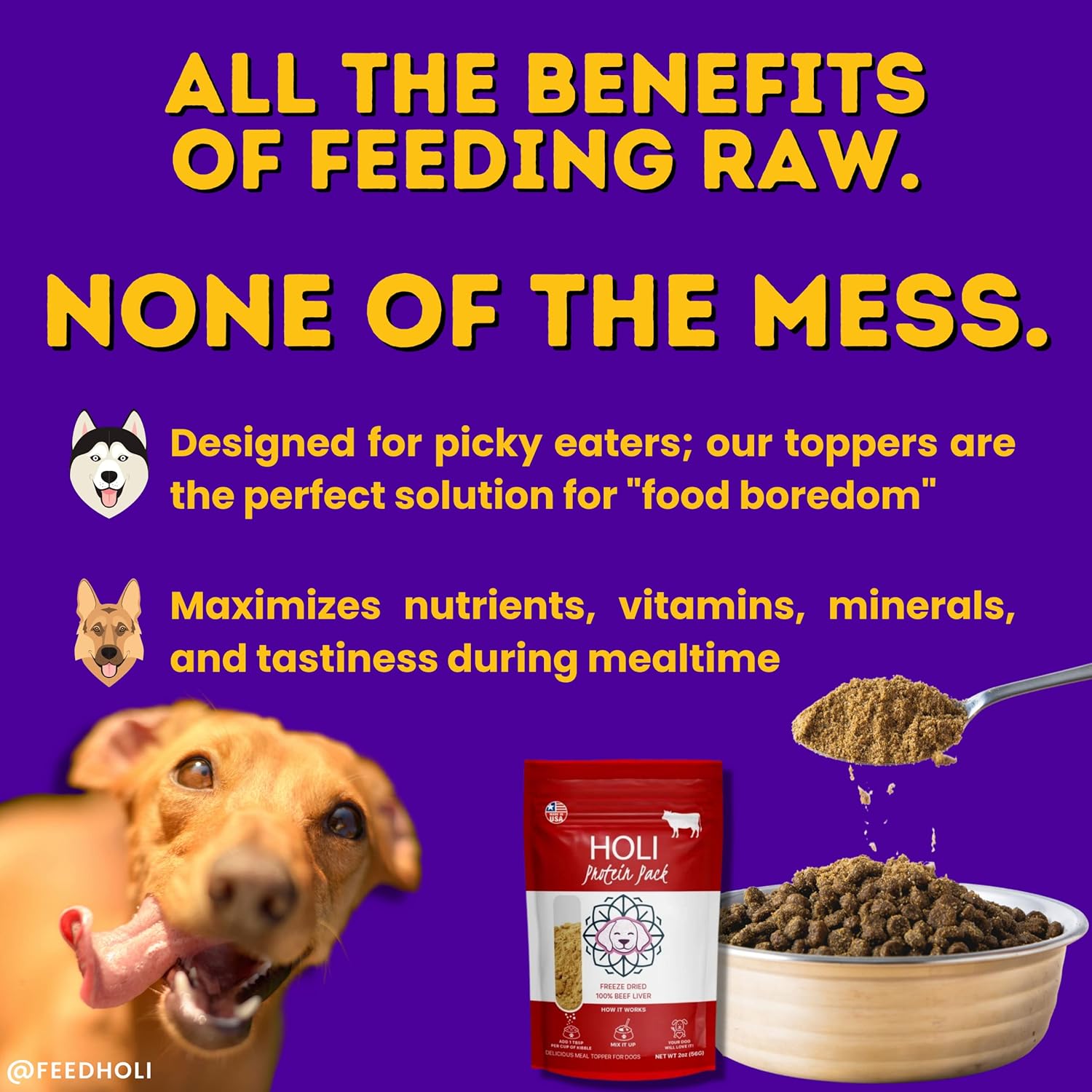 freeze-dried-beef-liver-dog-food-topper---single-ingredient-human-grade---protein-and-flavor-enhancer-for-picky-dogs---grain-free---all-natural---2oz-4