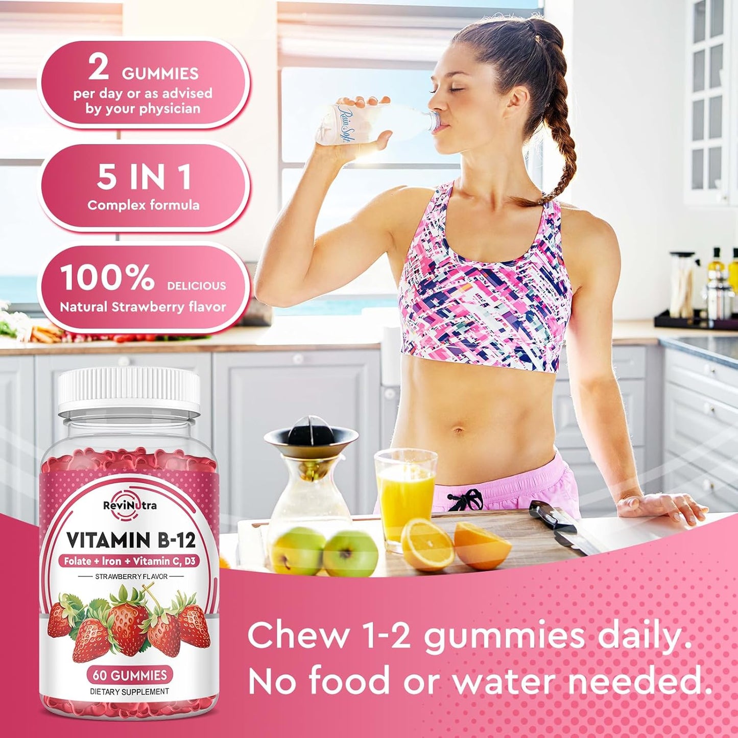 5000-mcg-methylcobalamin-b12-gummies-with-iron-vitamin-c-d3-folate-energy-metabolism-support-immune-boost-chewable-supplement-strawberry-flavor-for-men-women-6