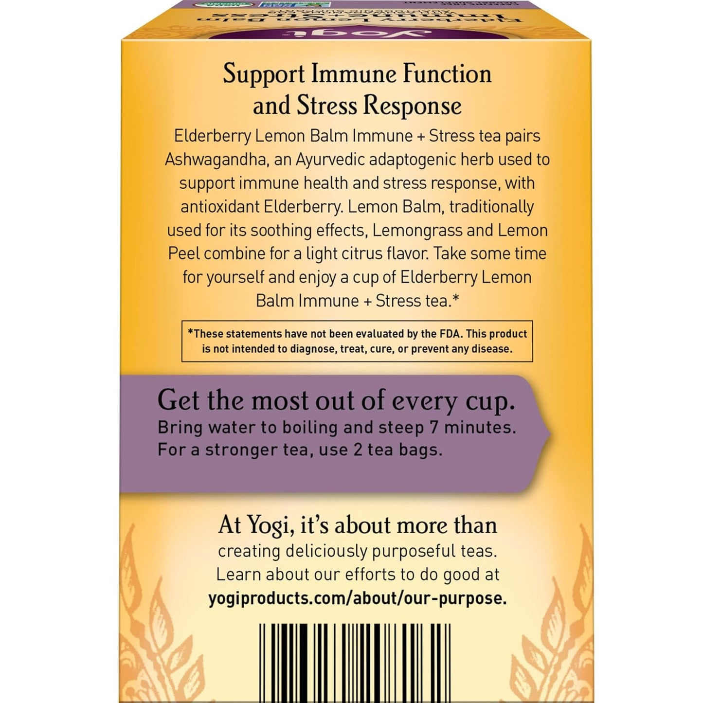 yogi-organic-elderberry-lemon-balm-herbal-tea---immune-support-and-stress-relief---caffeine-free---16-bags-x-6-pack-2