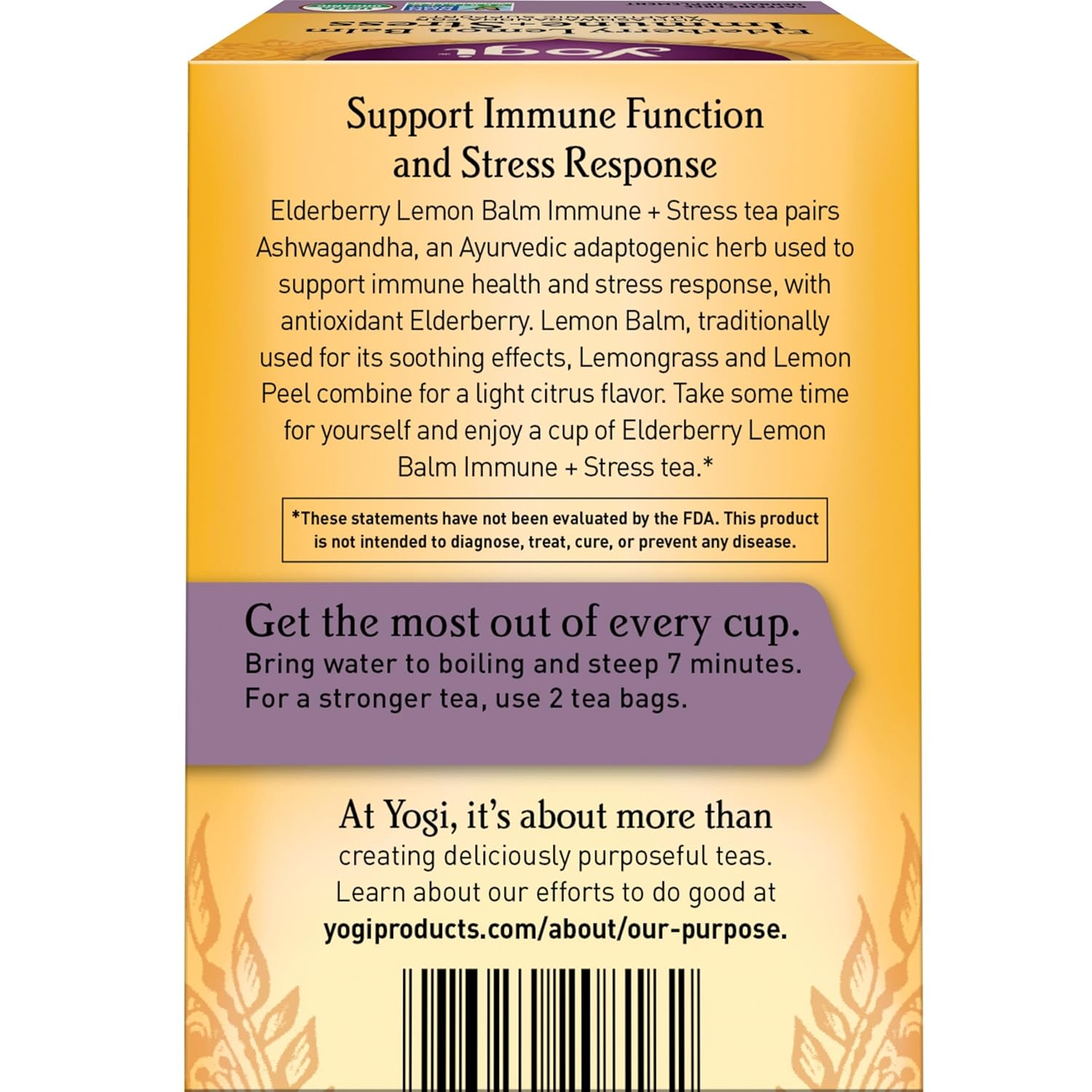 yogi-organic-elderberry-lemon-balm-herbal-tea---immune-support-and-stress-relief---caffeine-free---16-bags-x-6-pack-2