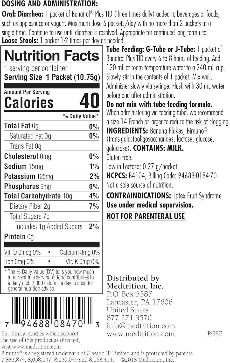 banatrol-natural-anti-diarrheal-with-prebiotics---ibs-relief-clinically-supported-medical-food---non-constipating-21-servings---banana-flavor-2