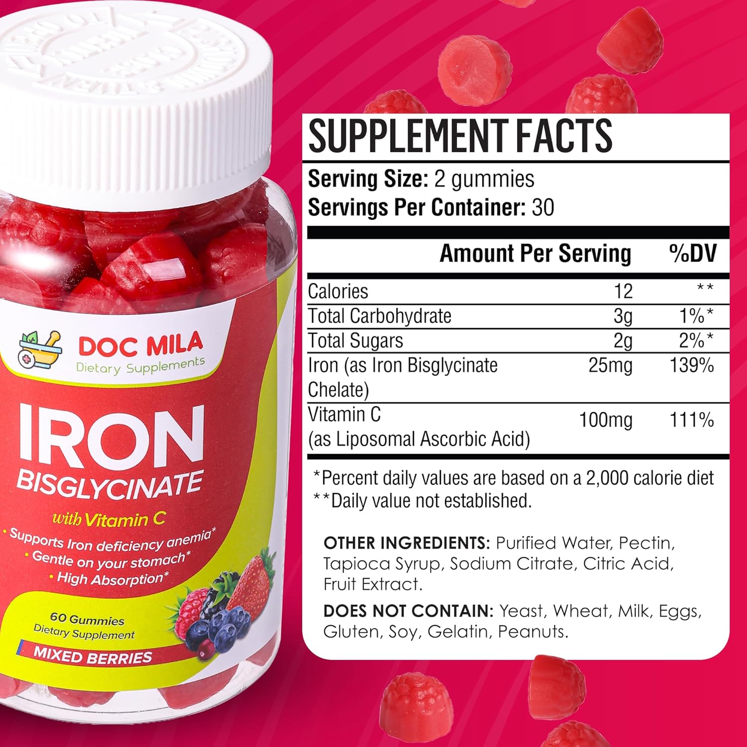 iron-bisglycinate-gummies-with-liposomal-vitamin-c---chelated-iron-supplement-for-kids-and-adults---25mg---60-gummies---1-month-supply-2