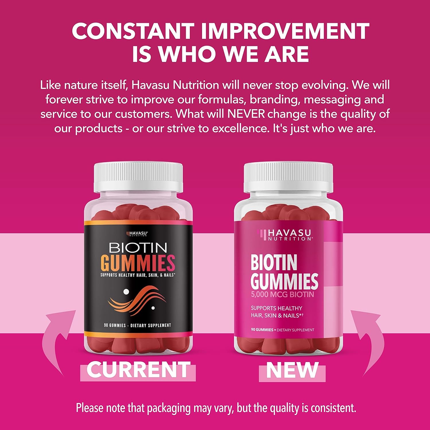 5000mcg Biotin Gummies for Hair, Skin, & Nails - Vegan Supplement - GLP-1 Nutritional Support - Promotes Healthy Hair & Skin - Vitamin B7 - Strawberry Flavor - 90 Count - Espot.com.au